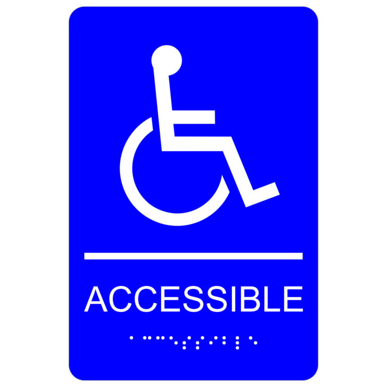 office wheelchair accessible sign