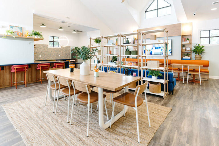 scandinavian office cafe style
