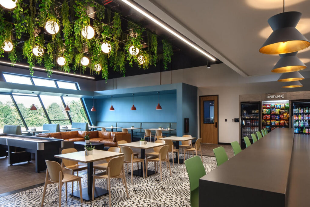 modern cafe style office
