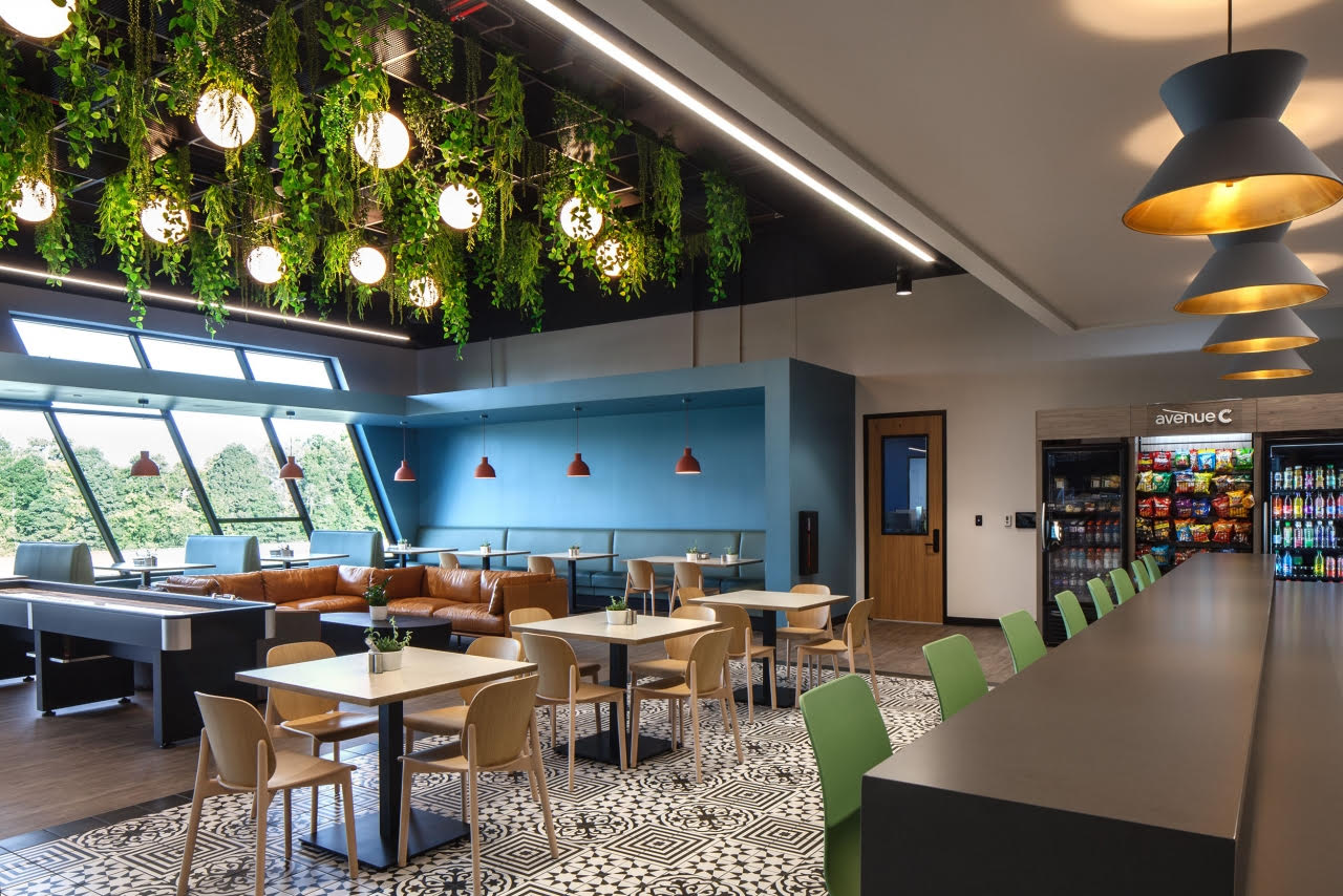modern cafe style office