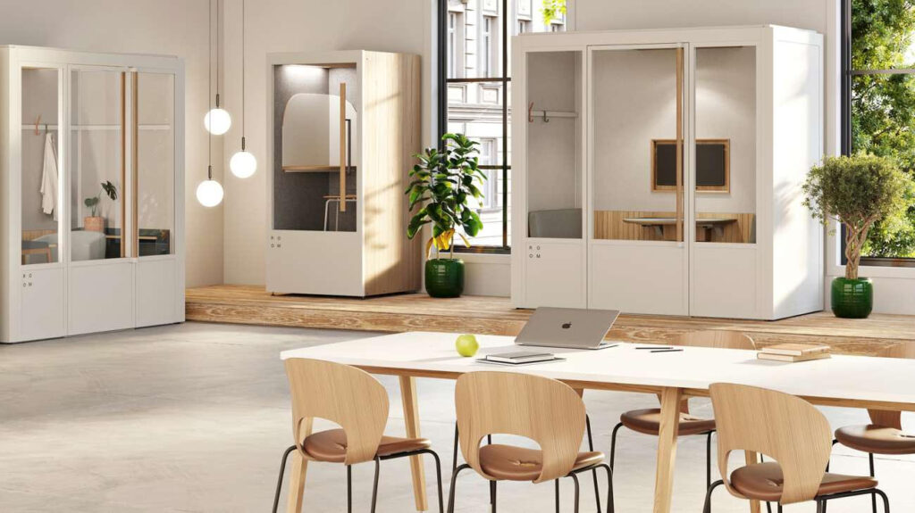 privacy pods in office furniture